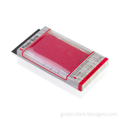 Mirror power bank with leather case